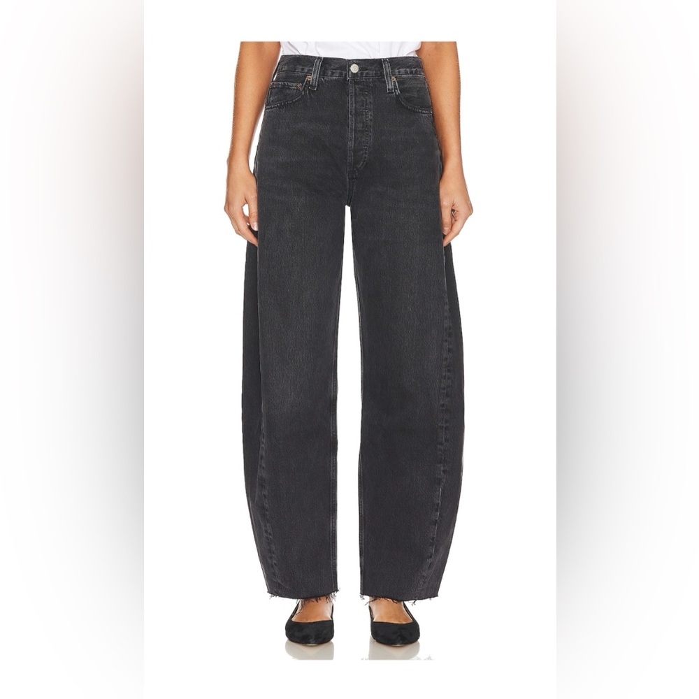 Agolde Luna Pieced Wide Leg Jeans
